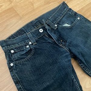 Levi’s black skinny jeans. Waist and length 30.